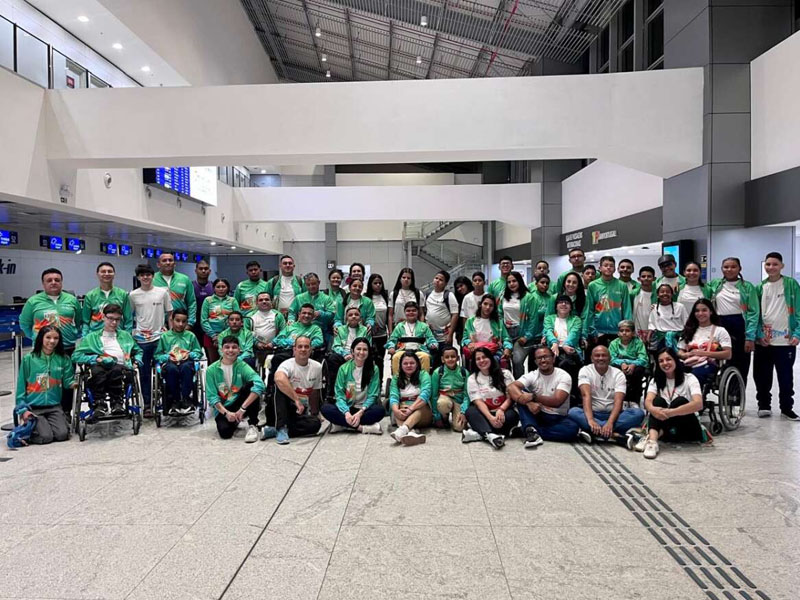 Delegação do Ceará embarca para a segunda fase das Paralimpíadas Escolares 2025, em São Paulo