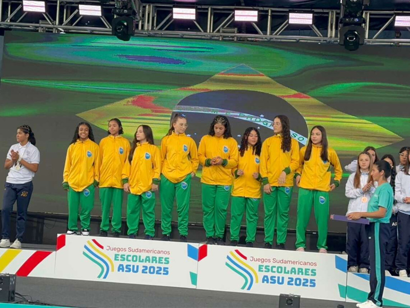 Atletas cearenses conquistam três medalhas de ouro nos jogos Sul-Americanos Escolares