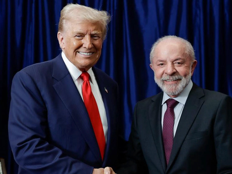 Lula liga para Trump, pede revisão de tarifas e discute cooperação contra o crime organizado