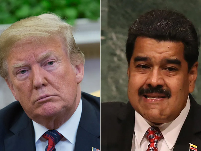 “Os dias dele estão contados”, diz Trump sobre Maduro em entrevista