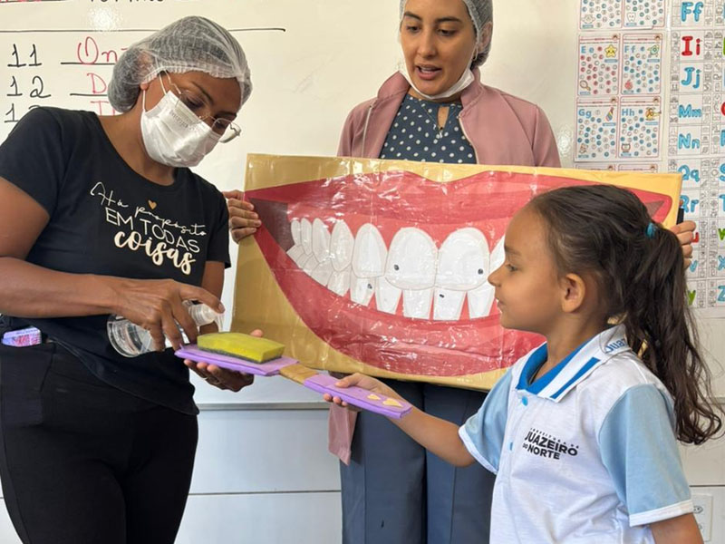 Programa Saúde na Escola realiza mais de 2,5 mil ações de saúde bucal