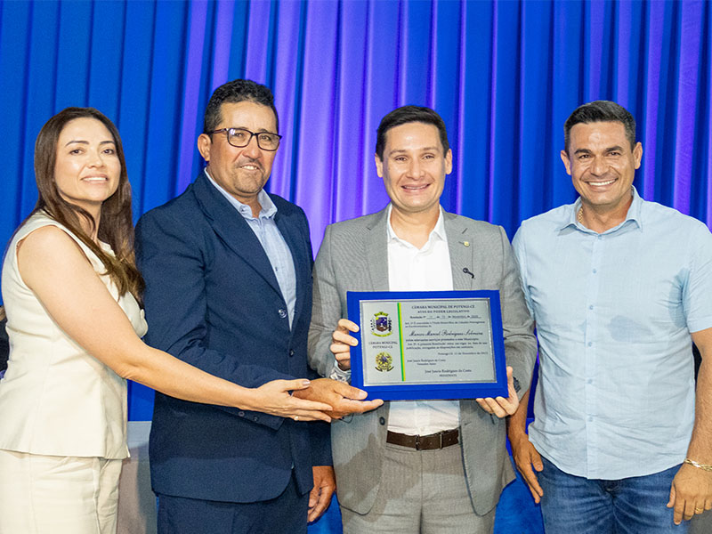 Deputado Marcos Sobreira recebe Título de Cidadão de Potengi