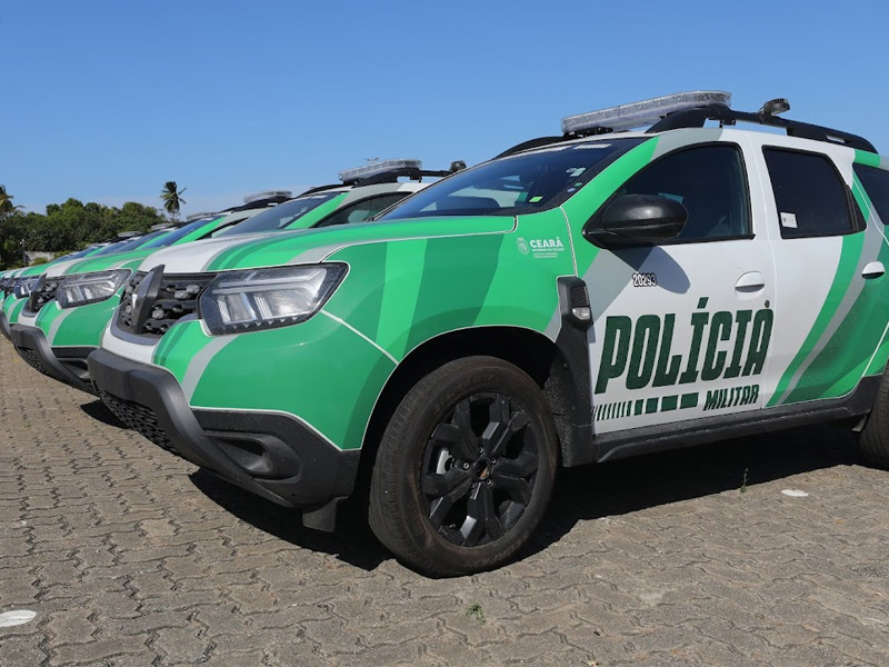 Primeiras viaturas semiblindadas para a Polícia Militar começam a chegar ao Ceará
