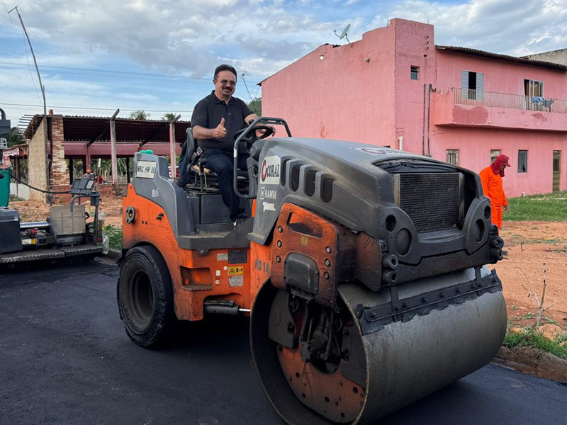 Projeto Sinalize leva pavimentação asfáltica a bairros e distritos de Caririaçu