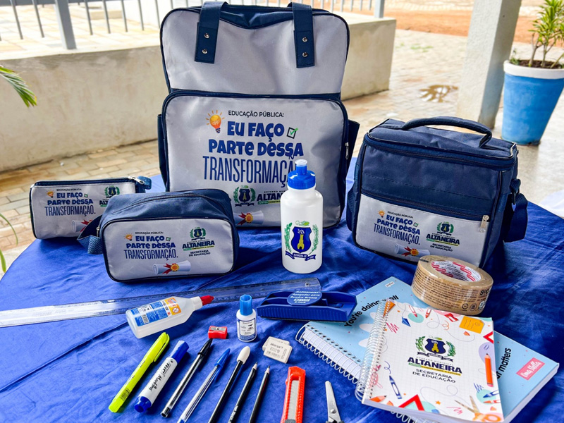 Iniciativa inédita: Governo de Altaneira vai distribuir kit escolar gratuito para alunos, professores e gestores