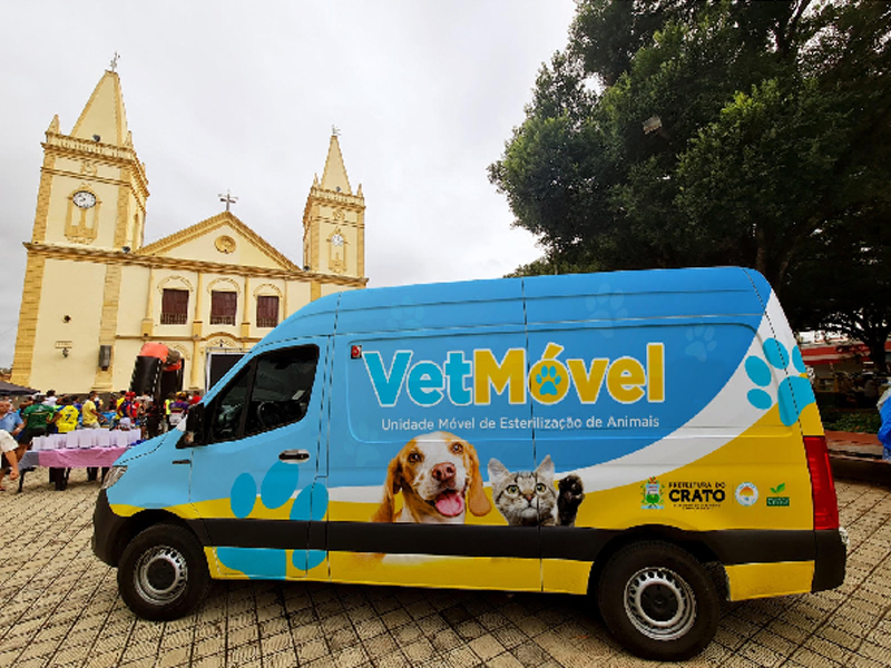 Vetmóvel do Crato leva atendimentos veterinários a 19 localidades durante o mês de janeiro; confira o calendário