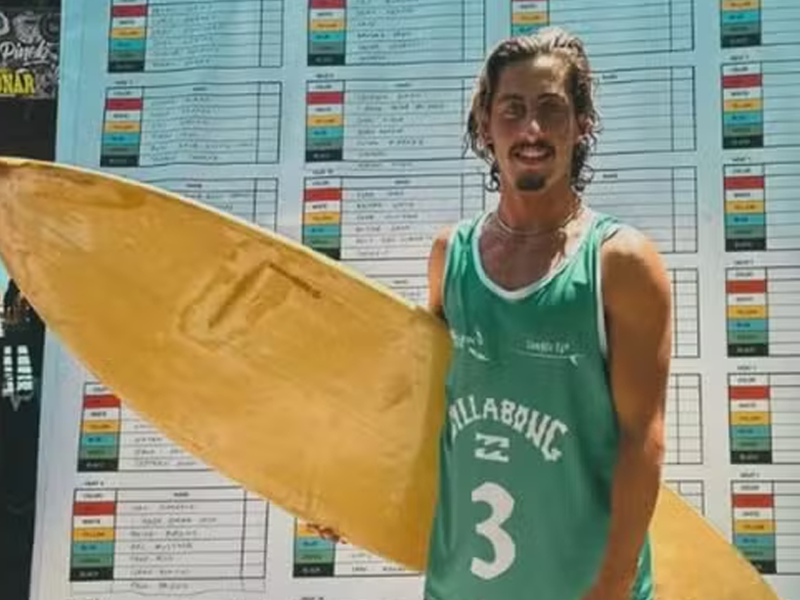 Surfista cearense morre em acidente de moto durante viagem às Filipinas