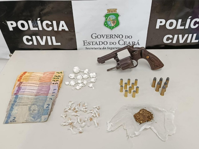 Vídeo: adolescentes são apreendidos e homem é preso suspeitos de revenderem drogas em Juazeiro do Norte