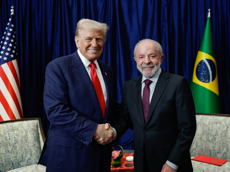 Lula conversa com Trump sobre Venezuela e agenda visita a Washington