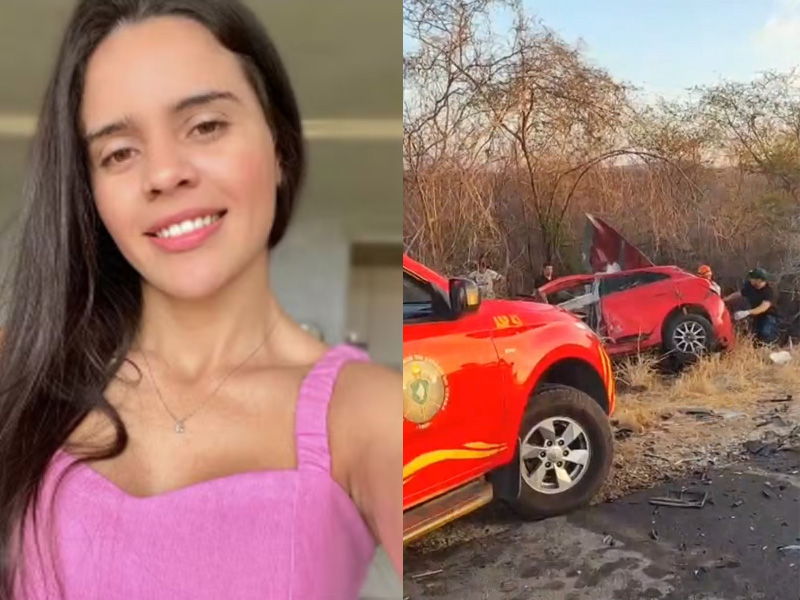 Sobrevivente de acidente que matou mãe, irmã e prima segue internada em estado grave no Ceará