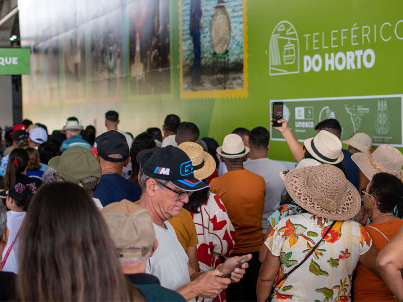 Moradores da Colina do Horto e estudantes de instituições públicas terão gratuidade no Teleférico do Complexo Ambiental Caminhos do Horto