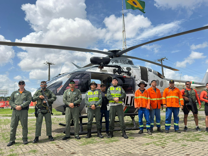 “Operação Carnaval 2026”: Pelos céus do Ceará, Ciopaer/SSPDS atuou em 33 ocorrências com 56 horas de voo