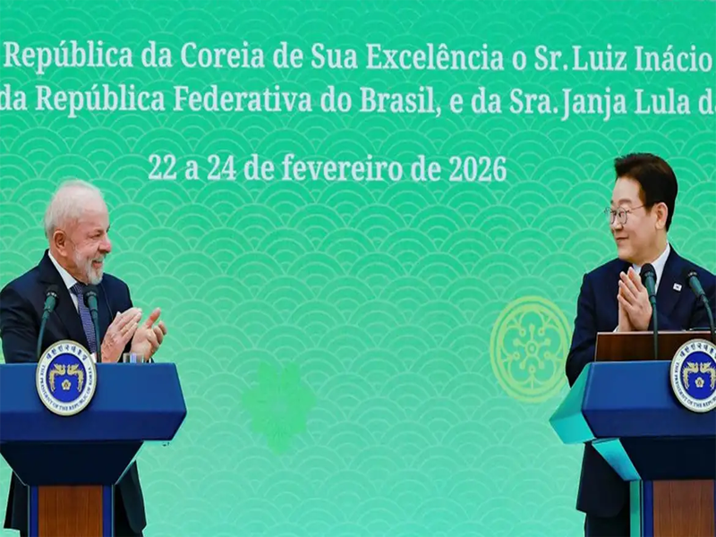 Lula anuncia acordos com a Coreia do Sul e critica hiato nas relações bilaterais