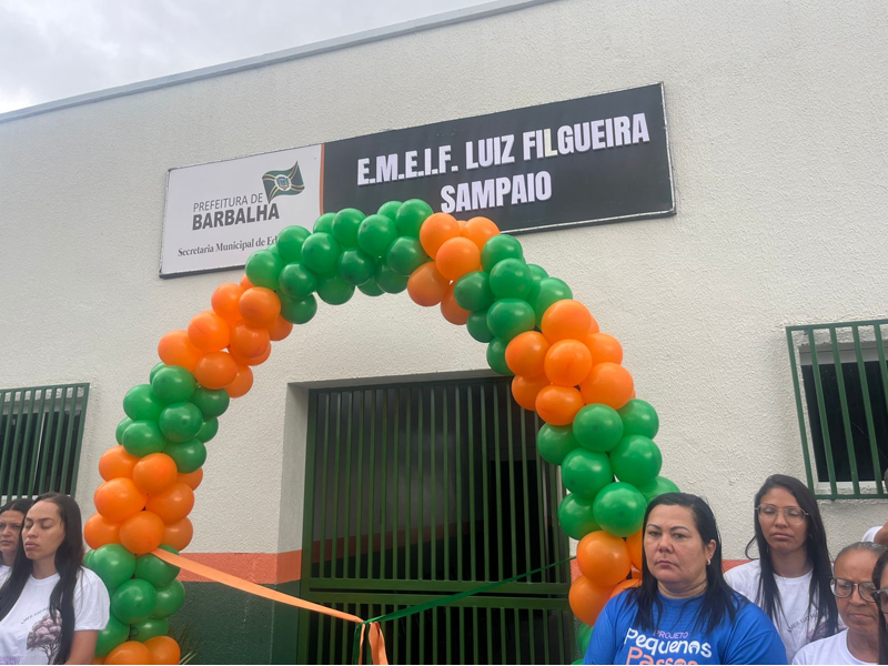 Vídeo: Guilherme Saraiva reinaugura escola de ensino infantil e anuncia construção de nova unidade educacional em Barbalha
