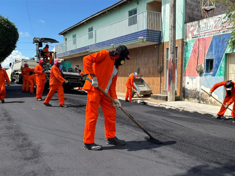 Programa sinalize chega a Potengi e garante quase 10.000 m² de asfalto