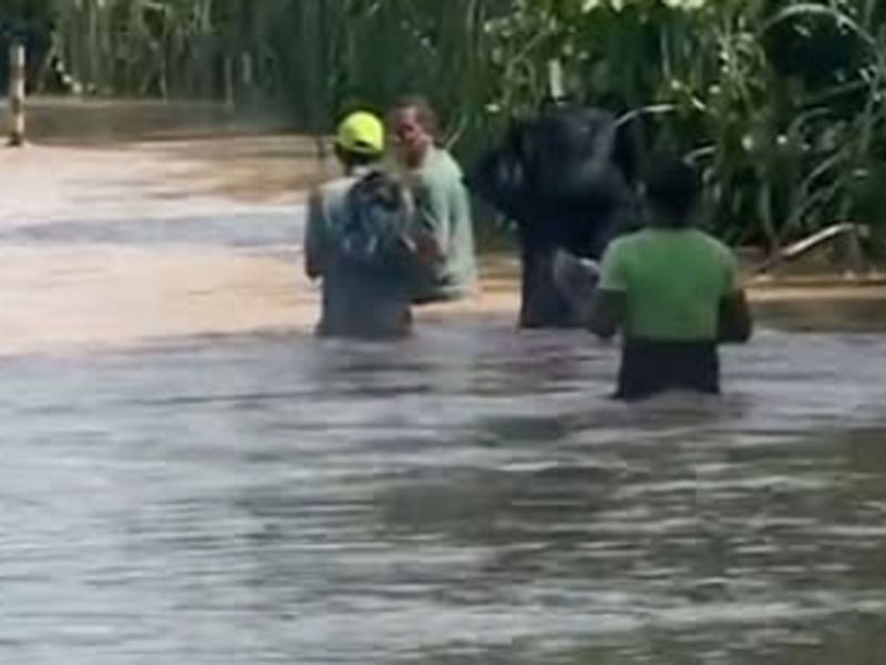 🔴AO VIVO: motoristas tentam atravessar estrada que ficou inundada mesmo após carro ser arrastado pela correnteza, em Barbalha