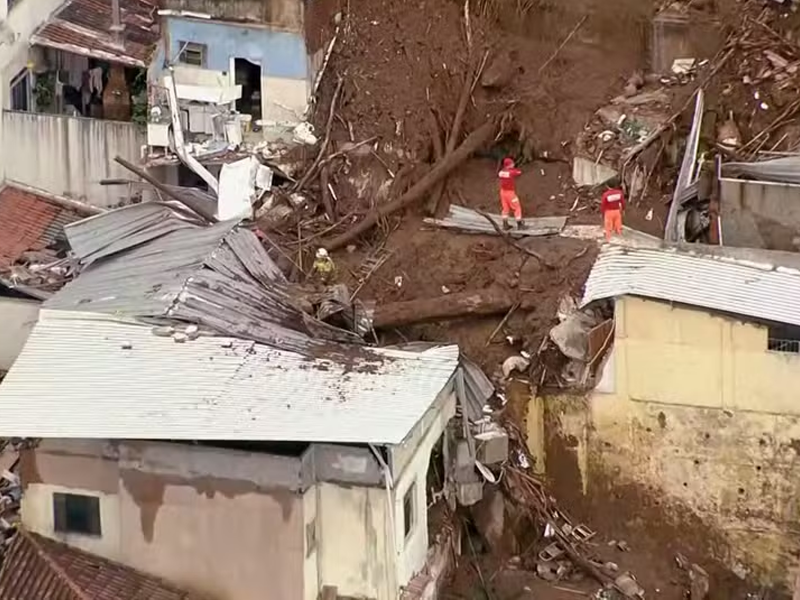 Sobe para 37 o número de mortos em Juiz de Fora e Ubá após forte chuva