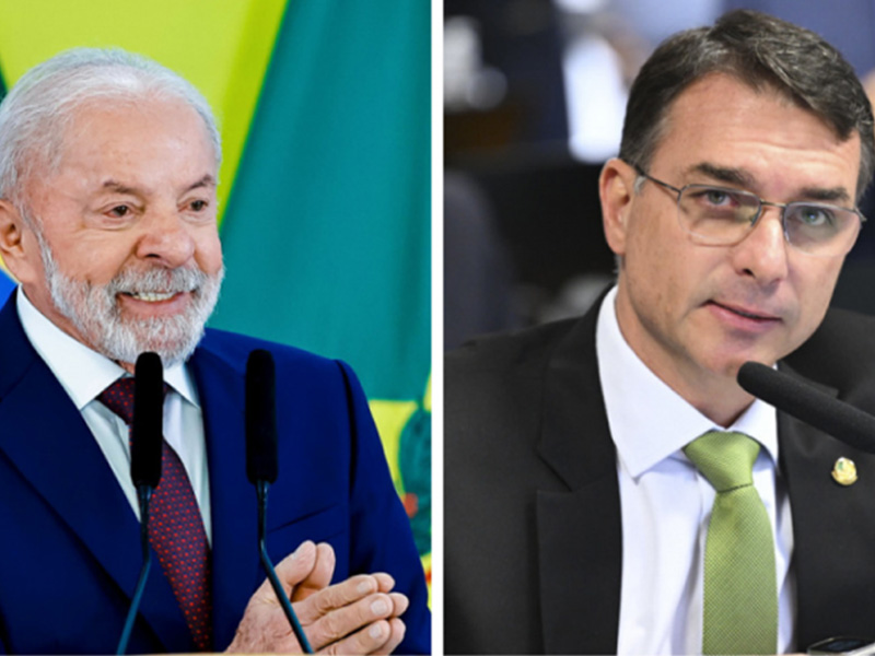 Quaest: Lula venceria Flávio Bolsonaro em eventual 2º turno, com vantagem de 5 pontos