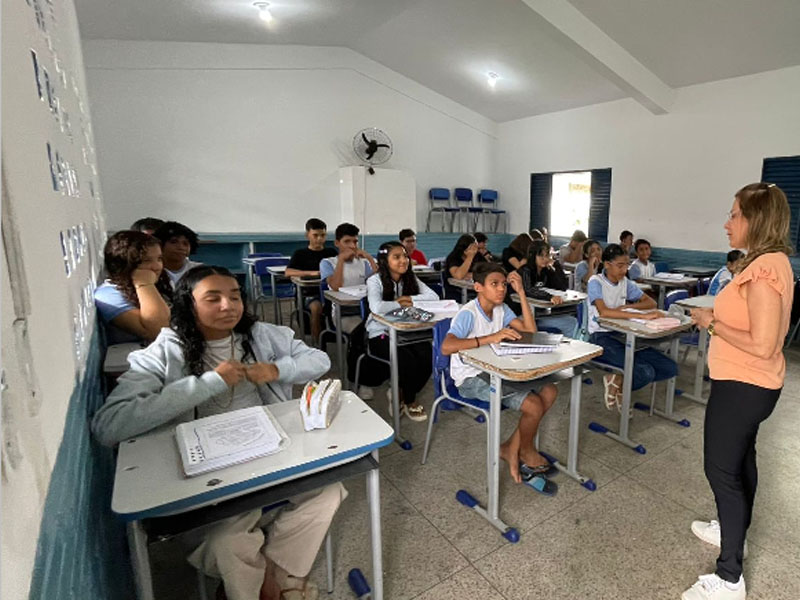 Crato Escola Aldegundes Gomes de Mattos inicia ano letivo com recorde de matrículas