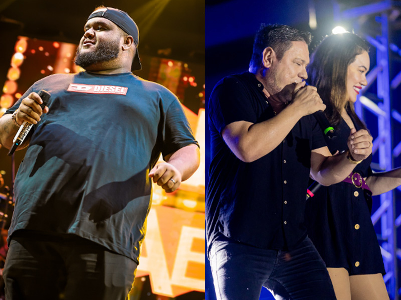 Gabriel Rabelo e Cláudio Ney e Juliana são destaques da noite desta quarta-feira (18) na Festa de São José em Potengi