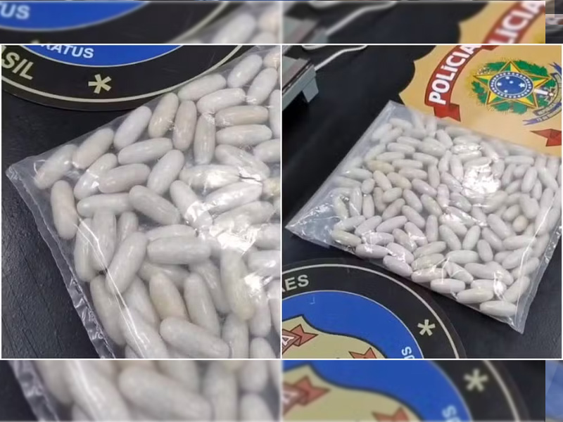 Passageira é presa em Fortaleza por ingerir 113 cápsulas de droga antes de embarcar para Paris