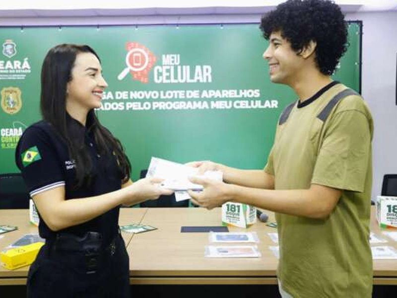 Programa Meu Celular ultrapassa 13 mil aparelhos recuperados no Ceará