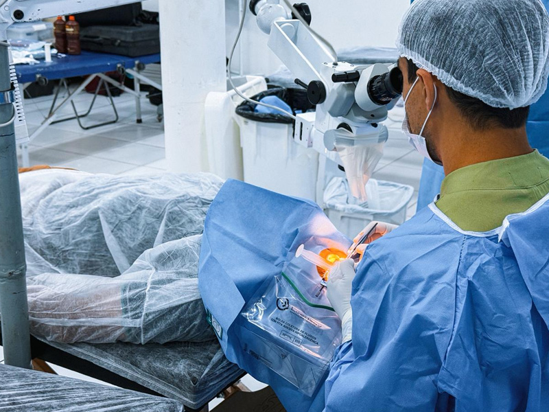 Prefeitura de Farias Brito realiza cerca de 100 cirurgias de catarata em um final de semana e reforça avanços na saúde pública