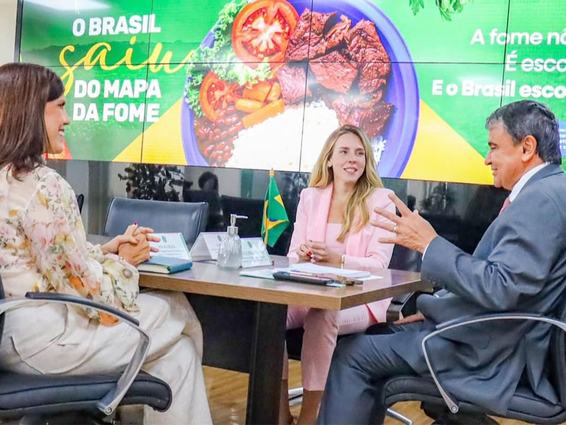 Em Brasília, vice-governadora Jade Romero se reúne com ministro Wellington Dias para discutir fortalecimento de políticas sociais