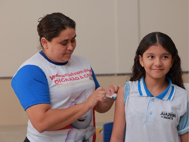 Juazeiro do Norte reforça campanha de vacinação contra o HPV