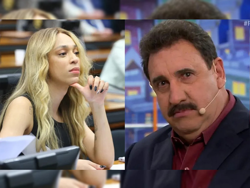 Deputada Erika Hilton processa Ratinho por discurso transfóbico