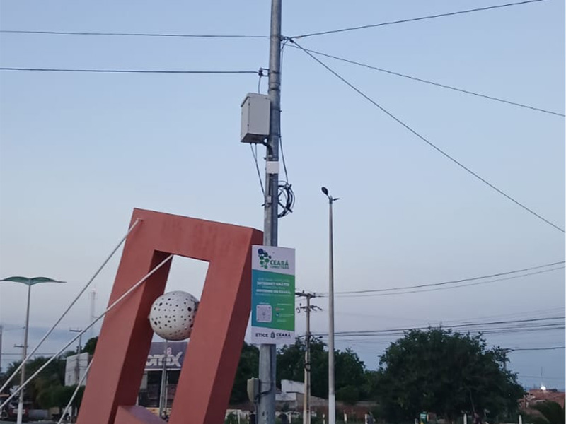 Salitre terá internet gratuita na praça com o programa Ceará Conectado