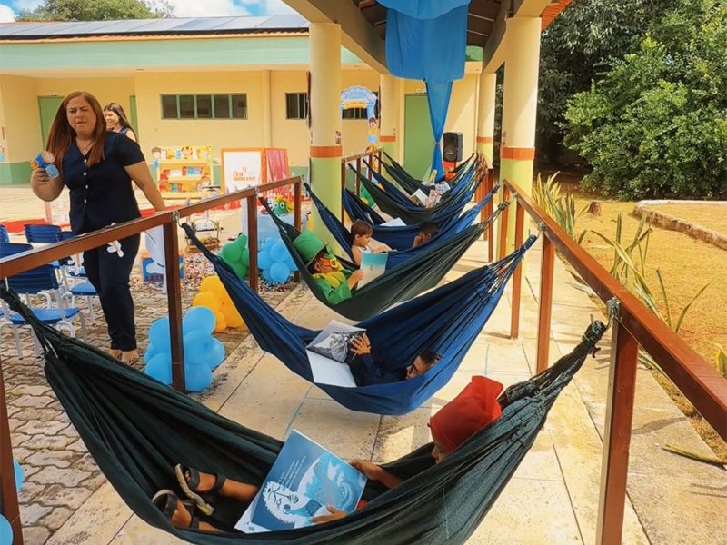 Projeto Redário Literário beneficia mais de 200 crianças da educação infantil em Farias Brito
