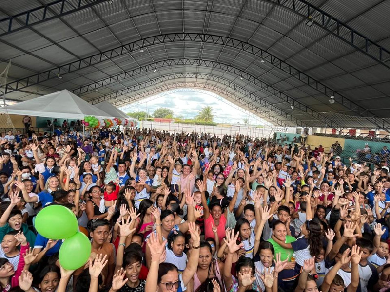 Evento de Páscoa reúne mais de 1.400 alunos e marca ação inédita em Potengi