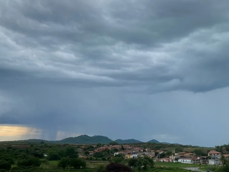 Tempo instável marca previsão para o Cariri com possibilidade de chuvas nos próximos dias