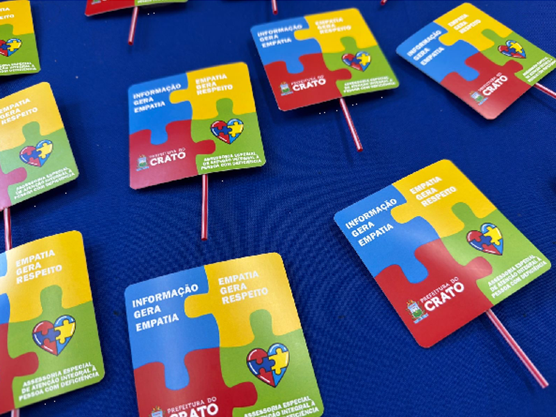 Crato promove Semana de Conscientização do Autismo com atividades até sexta-feira (10)