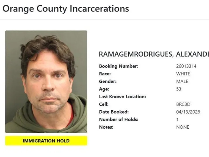 EUA divulgam foto de Alexandre Ramagem após prisão pelo ICE por irregularidade migratória