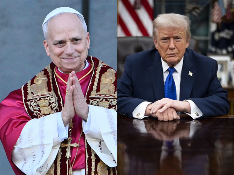 Trump chama papa de “Fraco” e “liberal” após apelo por paz; Leão XIV responde crítica e diz que não tem “Inteção de entrar no debate”