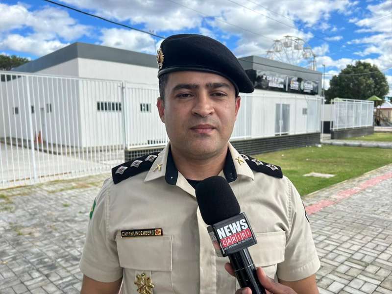 Vídeo: Capitão da Polícia Militar em Barbalha destacou o trabalho da corporação durante a Festa do Pau da Bandeira