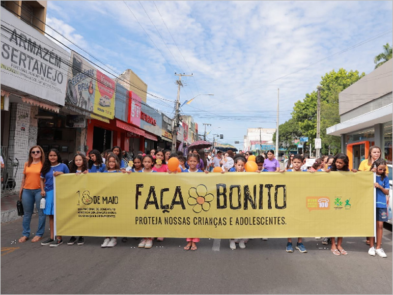 Juazeiro do Norte realiza caminhada do Maio Laranja no dia 18 de maio