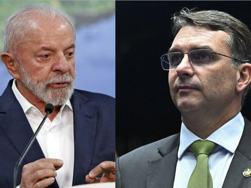 Quaest mostra empate técnico entre Lula e Flávio Bolsonaro em cenário de 2º turno