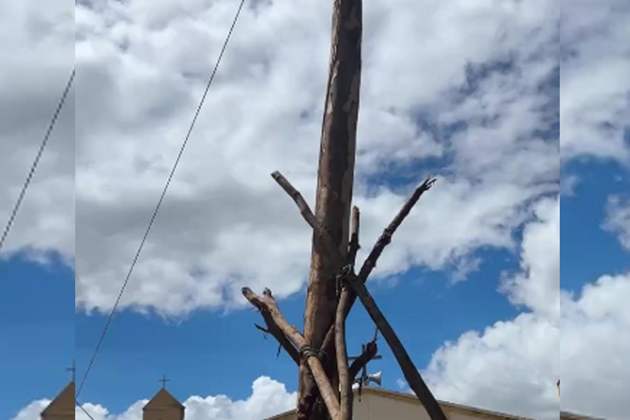 🔴AO VIVO: organizadores do Pau da Bandeira do sítio Mata dos Limas, em Barbalha, falam sobre queda do mastro sobre fios de rede elétrica