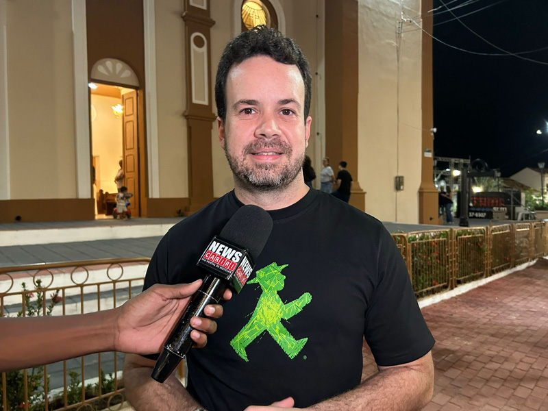 Vídeo: Guilherme Saraiva diz que segurança na Festa do Pau da Bandeira será reforçada com presença do Batalhão do Choque em Barbalha