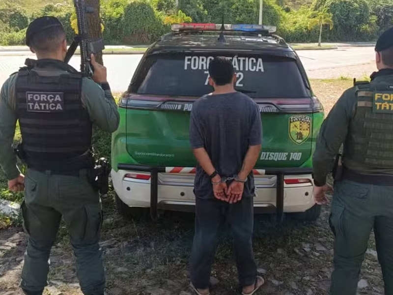 Homem é preso após matar o próprio irmão a pauladas durante discussão no interior do Ceará