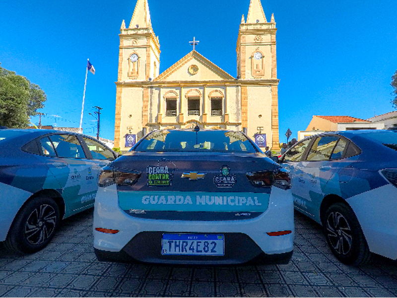 Segurança do Crato recebe 4 novas viaturas e mais 75 novos equipamentos em parceria com o Governo do Ceará