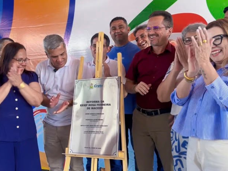 Vídeo: Escola Rosa Ferreira de Macêdo é reaberta após reforma na cidade do Crato