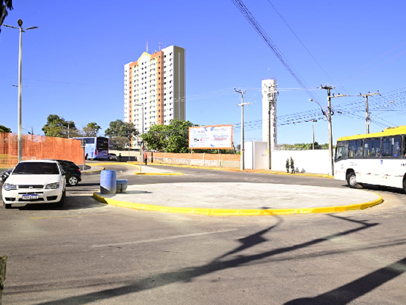 Demutran conclui nova rotatória próximo à Rodoviária de Juazeiro do Norte