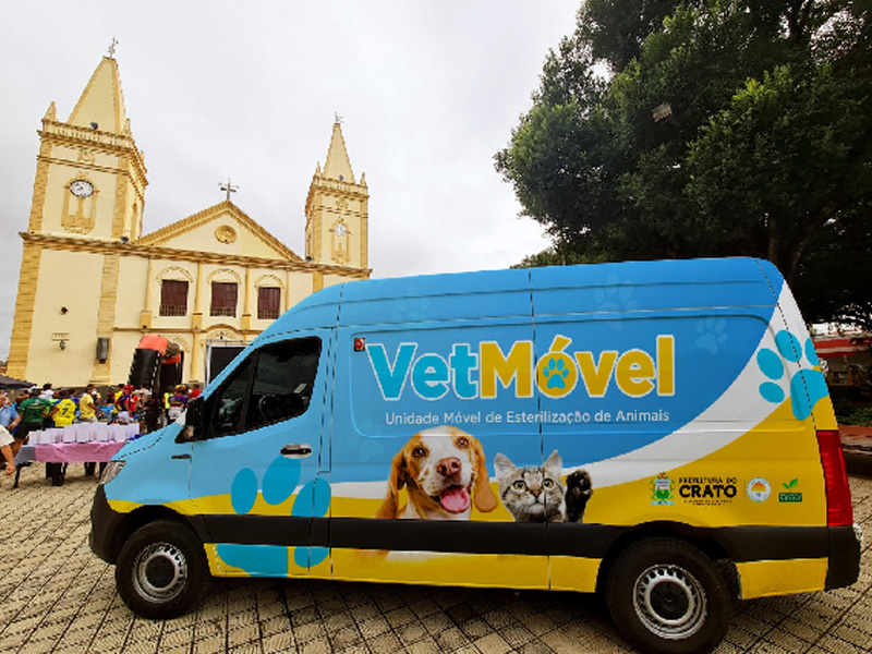 Crato divulga calendário de julho do VetMóvel com atendimento gratuito para cães e gatos