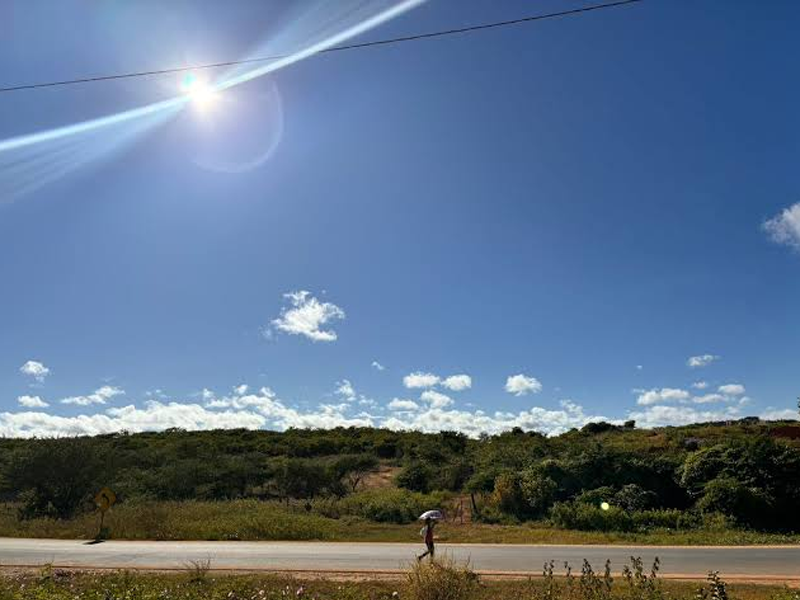 Cariri terá dias de sol, calor e baixa chance de chuva no início da semana