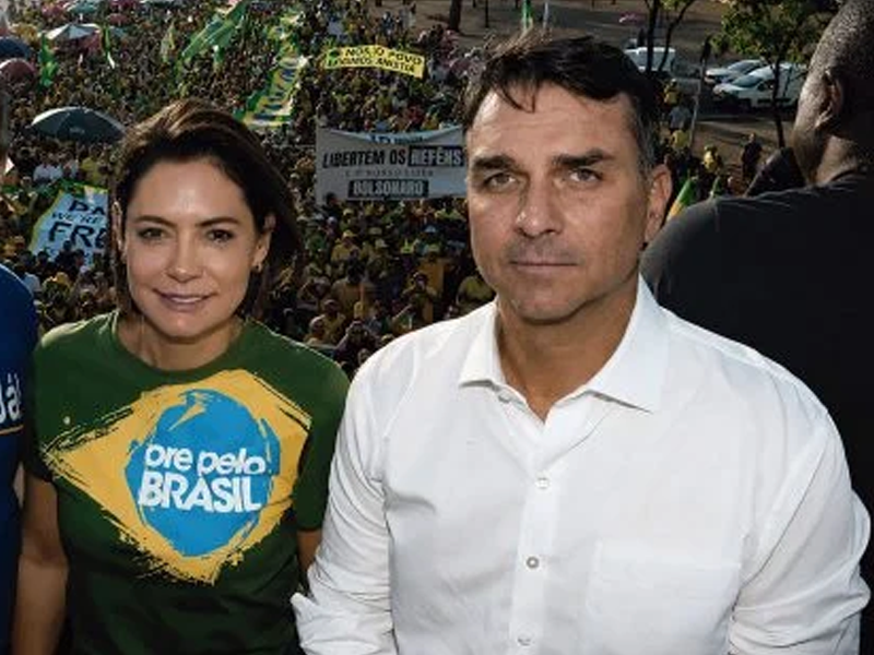 Após vídeos, Michelle tem apoio de 42% contra 18% de Flávio, aponta Quaest