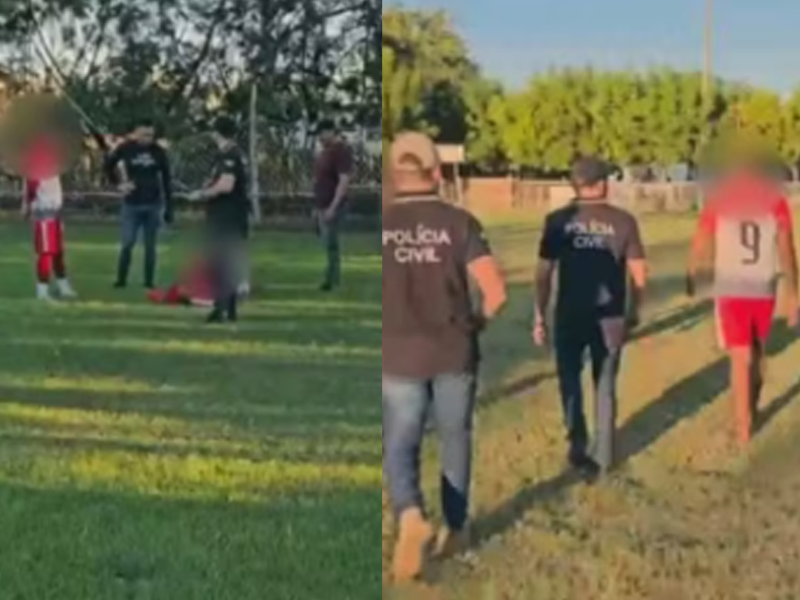 Chefe de facção criminosa é preso durante partida de futebol no Ceará